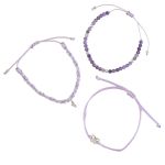 Trio de Bracelets Femme Clarte desprit Papillon argente de Herboristerie et Esotérisme à Libourne dans D040