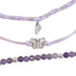 Trio de Bracelets Femme Clarte desprit Papillon argente de Herboristerie et Esotérisme à Libourne dans D040