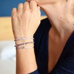 Trio de Bracelets Femme Clarte desprit Papillon argente de Herboristerie et Esotérisme à Libourne dans D040