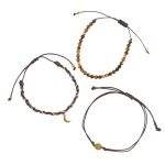 Trio de Bracelets Femme Confiance en soi Lune doree de Herboristerie et Esotérisme à Libourne dans D040