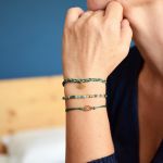 Trio de Bracelets Femme Equilibre Lotus dore de Herboristerie et Esotérisme à Libourne dans D040