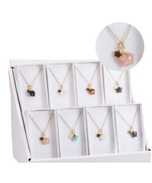 Collier Etoile en pierre de Herboristerie et Esotérisme à Libourne dans D040