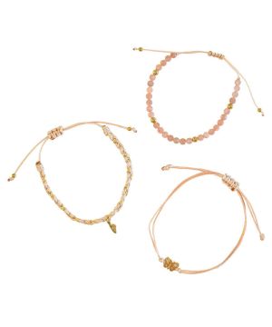 Trio de Bracelets Femme Joie de vivre Papillon dore de Herboristerie et Esotérisme à Libourne dans D040