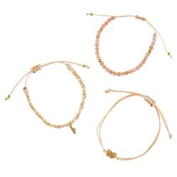 Trio de Bracelets Femme Joie de vivre Papillon dore de Herboristerie et Esotérisme à Libourne dans D040