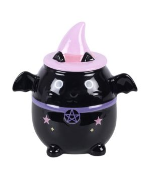 Brûle-parfum chat chauve-souris pastel de Herboristerie et Esotérisme à Libourne dans S162