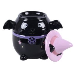Brûle-parfum chat chauve-souris pastel de Herboristerie et Esotérisme à Libourne dans S162