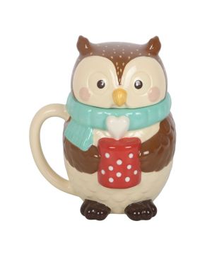 Tasse à couvercle Oliver le Hibou de Herboristerie et Esotérisme à Libourne dans S162