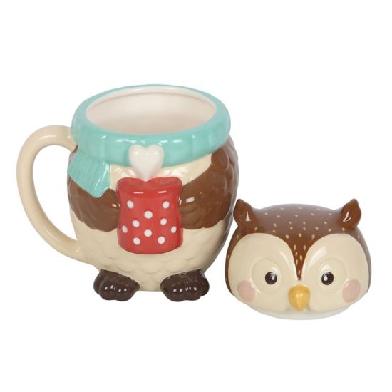 Tasse à couvercle Oliver le Hibou de Herboristerie et Esotérisme à Libourne dans S162