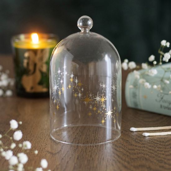 Cloche en verre Stardust pour bougie de Herboristerie et Esotérisme à Libourne dans S162