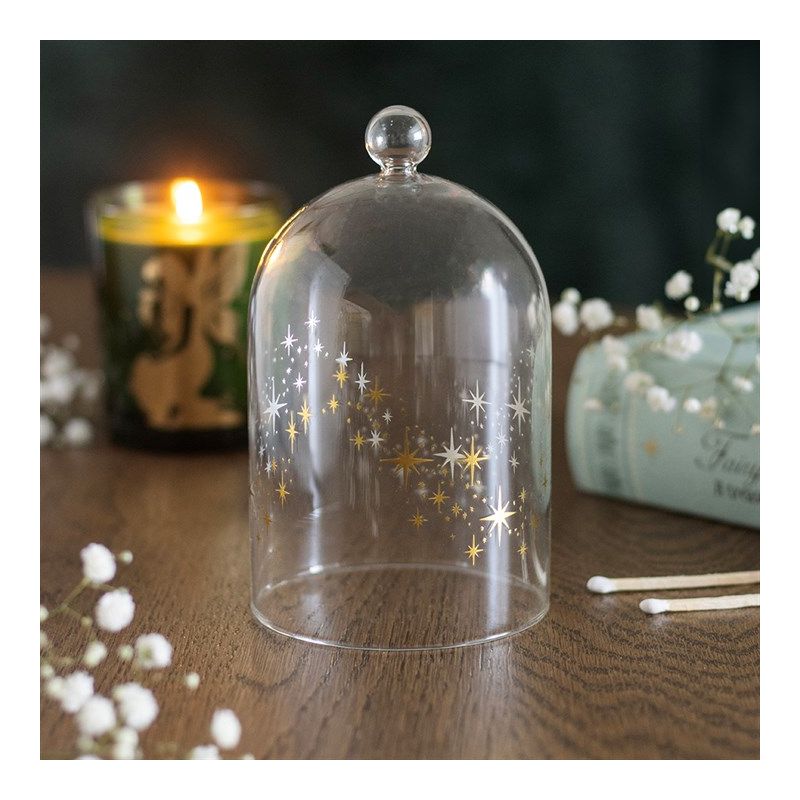 Cloche en verre Stardust pour bougie de Herboristerie et Esotérisme à Libourne dans S162