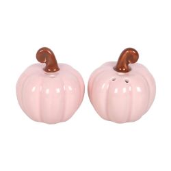 Salières et poivrières citrouille rose bouclée d'automne de Herboristerie et Esotérisme à Libourne dans S162