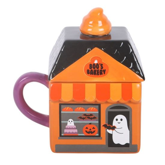 Mug à couvercle Bibliothèque hantée de Herboristerie et Esotérisme à Libourne dans S162