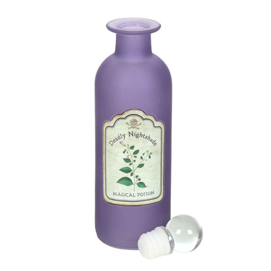 Flacon de potion décoratif en verre - belladone mortelle de Herboristerie et Esotérisme à Libourne dans S162