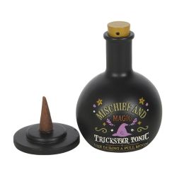 Porte-cône d'encens en forme de fiole de potion Espièglerie et Magie de Herboristerie et Esotérisme à Libourne dans S162