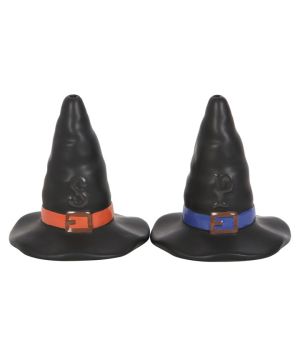 Salières et poivrières en forme de chapeau de sorcière de Herboristerie et Esotérisme à Libourne dans S162