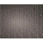 RIDEAU LUMINEUX 120L ARGENT/BLANC CHAUD 1.9X2M de Déco de Noël - Jardinerie Bordeaux et Libourne dans K004