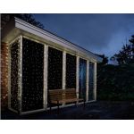 RIDEAU LUMINEUX 120L ARGENT/BLANC CHAUD 1.9X2M de Déco de Noël - Jardinerie Bordeaux et Libourne dans K004