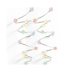 GUIRLANDE 240L ARGENT/MULTI DOUX 12M de Déco de Noël - Jardinerie Bordeaux et Libourne dans K004