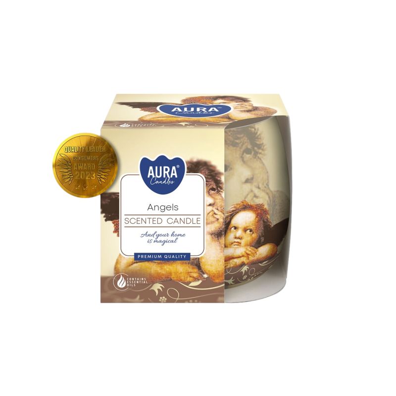 Bougie parfumée Angel Glass 20h de Herboristerie et Esotérisme à Libourne dans E111