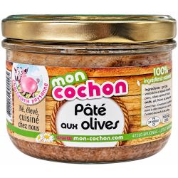 PATE PORC AUX OLIVES VERRINE 200G de Table des producteurs Libourne dans 🥔 Apéritifs à manger
