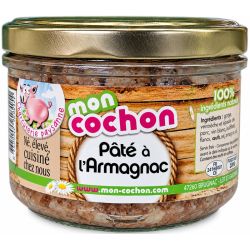 PATE PORC ARMAGNAC VERRINE 200G de Table des producteurs Libourne dans 🥔 Apéritifs à manger