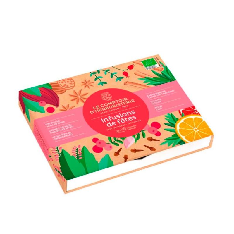 COFFRET 6 INFUSIONS DE FETES BIO 36G de Herboristerie et Esotérisme à Libourne dans L1341