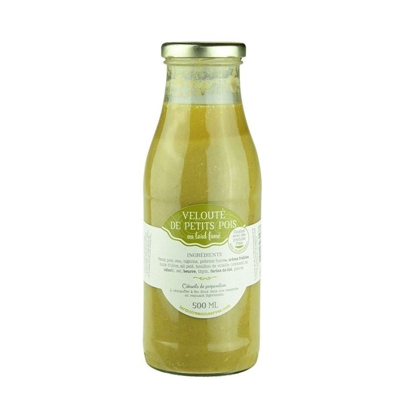 VELOUTE PETITS POIS LARD 500ML de Table des producteurs Libourne dans 🥫 Conserves