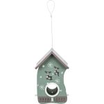 Mangeoire Xmas a suspendre, peinte, bois, 18 x 28 x 17 cm, petrole de Trixie - Produit pour animaux dans T050