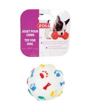 Jouet balle rebond vinyl 7.5c de Zolux - Produit pour animaux dans Jouets pour chiens