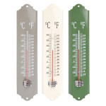 THERMOMETRE METAL ASSORTI de Esschert design - deco maison et jardin dans Thermométre - Pluviometre - Baromètre