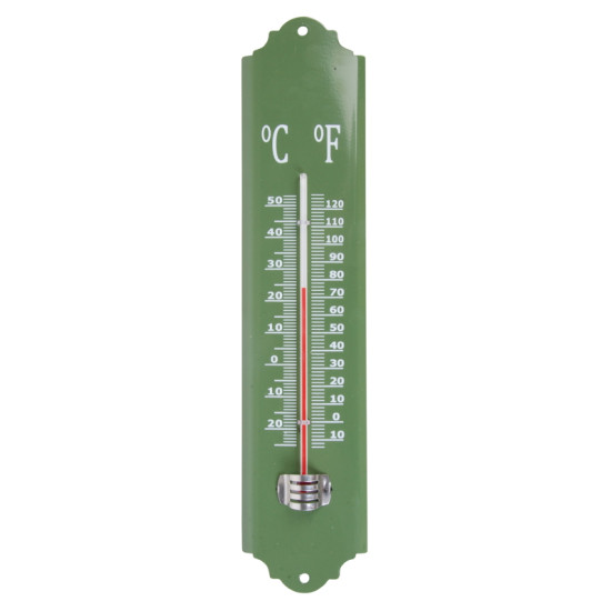 THERMOMETRE METAL ASSORTI de Esschert design - deco maison et jardin dans Thermométre - Pluviometre - Baromètre