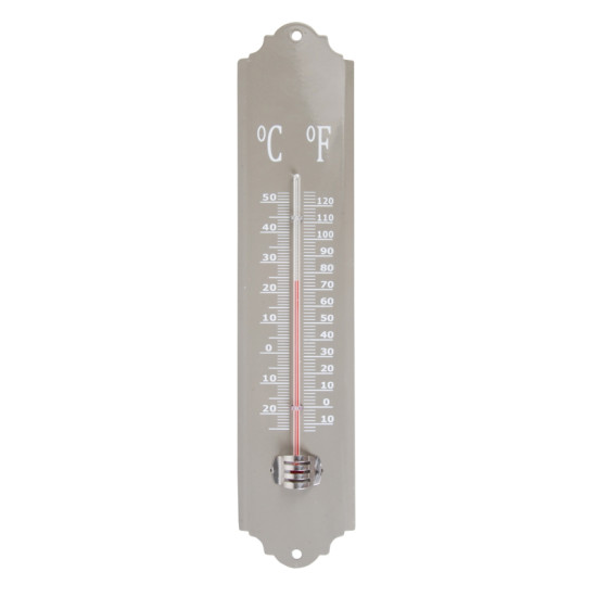 THERMOMETRE METAL ASSORTI de Esschert design - deco maison et jardin dans Thermométre - Pluviometre - Baromètre