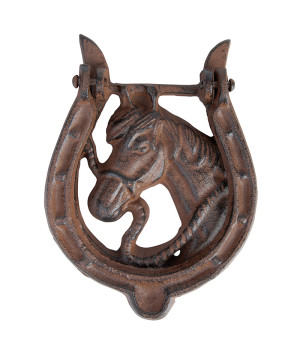 HEURTOIR PORTE CHEVAL de Esschert design - deco maison et jardin dans 🏠 Maison