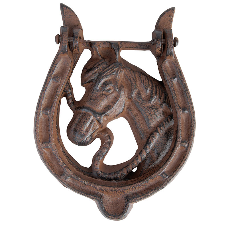 HEURTOIR PORTE CHEVAL de Esschert design - deco maison et jardin dans 🏠 Maison