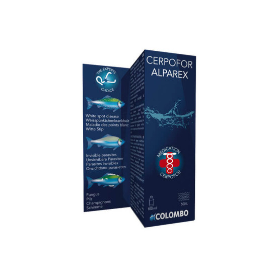 ALPAREX 100 ML / 500 LTR de Colombo - Produit pour aquariums dans Maladie des poisson d'aquarium