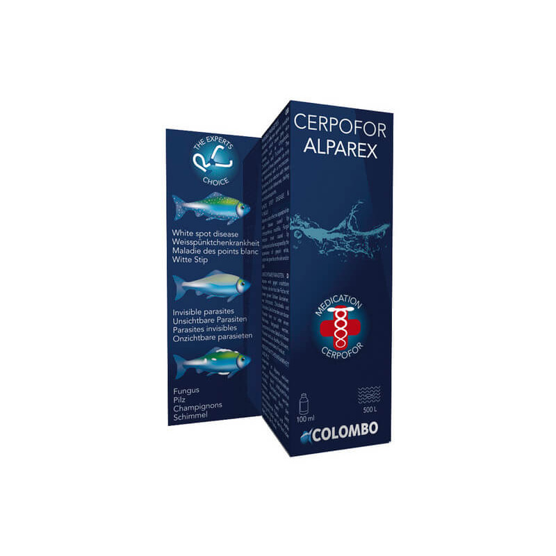 ALPAREX 100 ML / 500 LTR de Colombo - Produit pour aquariums dans Maladie des poisson d'aquarium