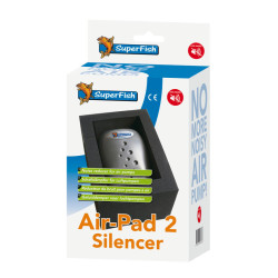 SUPERFISH AIR PAD 2(ANTI-BRUIT) de Superfish - Aquadistri - accessoires pour aquarium et bassin dans Pompe à air pour aquariums