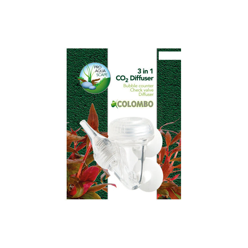 CO2 3-1 DIFFUSEUR GRANDE de Colombo - Produit pour aquariums dans Soin des plantes de l'aquarium