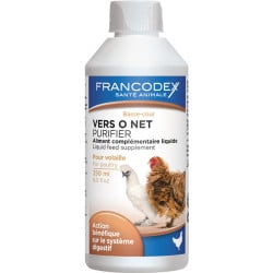 VERS O NET VOLAILLE 250ML de Francodex - anti puce et soin pour chien et chat dans Produits d'entretien