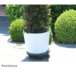 ROULBAC 30CM TAUPE de Jardinerie Bordeaux Libourne Gironde dans selette - porte-plantes - roule pot