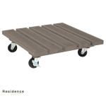 ROUL'BAC 40X40CM TAUPE de Jardinerie Bordeaux Libourne Gironde dans selette - porte-plantes - roule pot