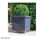 ROUL'BAC 40X40CM TAUPE de Jardinerie Bordeaux Libourne Gironde dans selette - porte-plantes - roule pot