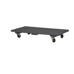 SUPPORT A ROULETTE RECT ANTHRACITE-60X30CM de Jardinerie Bordeaux Libourne Gironde dans selette - porte-plantes - roule pot