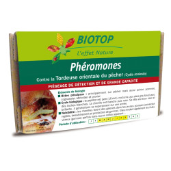 Pheromone Tordeuse Du Pecher X2 Biotop de Biotop - Traitement bio, insectes pour plantes dans Phéromone et nématode