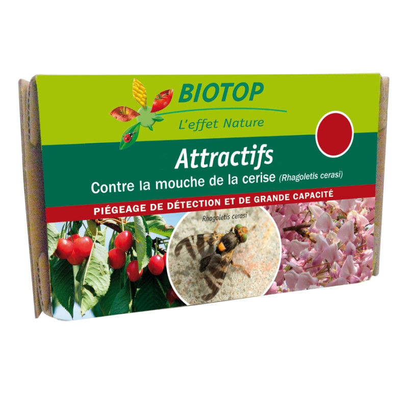 Attractif Mouche De La Cerise X2 Biotop de Biotop - Traitement bio, insectes pour plantes dans Phéromone et nématode