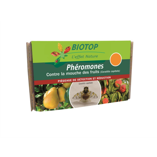 Attractif Mouche Des Fruits X2 Biotop de Biotop - Traitement bio, insectes pour plantes dans Phéromone et nématode