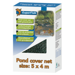 FILET 6 X 4 M+14 PIQUETS de Superfish - Aquadistri - accessoires pour aquarium et bassin dans Accessoires pour bassins