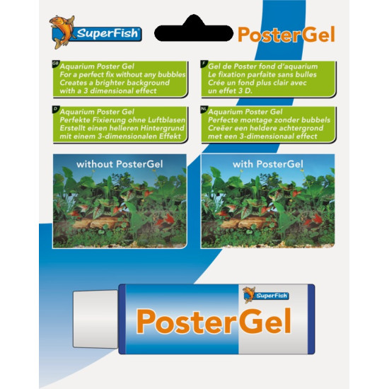 SUPERFISH POSTER AQUARIUM GEL de Superfish - Aquadistri - accessoires pour aquarium et bassin dans Posters pour aquariums