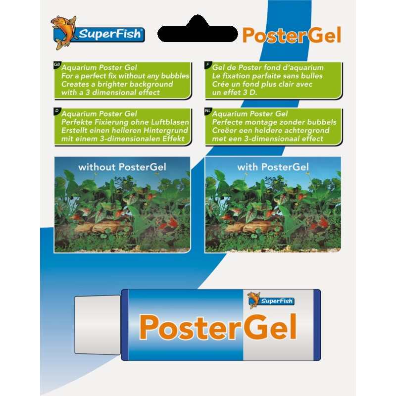 SUPERFISH POSTER AQUARIUM GEL de Superfish - Aquadistri - accessoires pour aquarium et bassin dans Posters pour aquariums