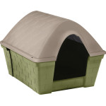 NICHE CASA FELICE LARGE VERT TAUPE de Zolux - Produit pour animaux dans Niches pour chiens